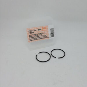 Segmento di compressione originale Stihl per decespugliatore, motosega mod Bg 45, 46, 75, 85, Fs 38, 45, 46 e 55 - 41370343000