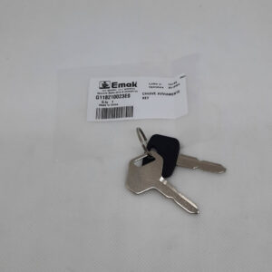 Chiave avviamento originale Oleo mac, Efco per trattorino rasaerba OM 108 L/16K, OM 108 L/18,5 H, OM 84/12,5 KM, OM 84/ 14,5 K H, OM 98 L/14,5 K H, EF 108L/16K, EF 108L/18,5 H, EF 84/14,5 K e EF 98 L/14,5 KH - G118210023E0