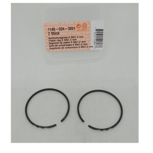 Segmento di compressione Stihl Ø 49x1,2 mm per motosega MS391 - 11400343001