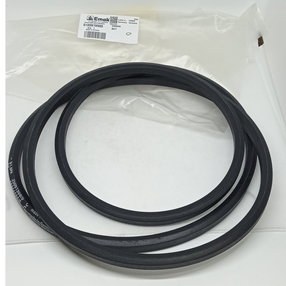 Cinghia originale Emak per piatto taglio trattorino Oleo Mac, Efco per trattorino - G135061508E0LCR