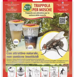 Trappola per mosche, con attrattivo naturale per la cattura delle mosche, non contiene insetticidi