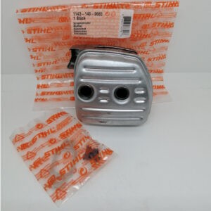 Silenziatore marmitta originale Stihl per motosega MS 231, MS 231 C - 11431400665