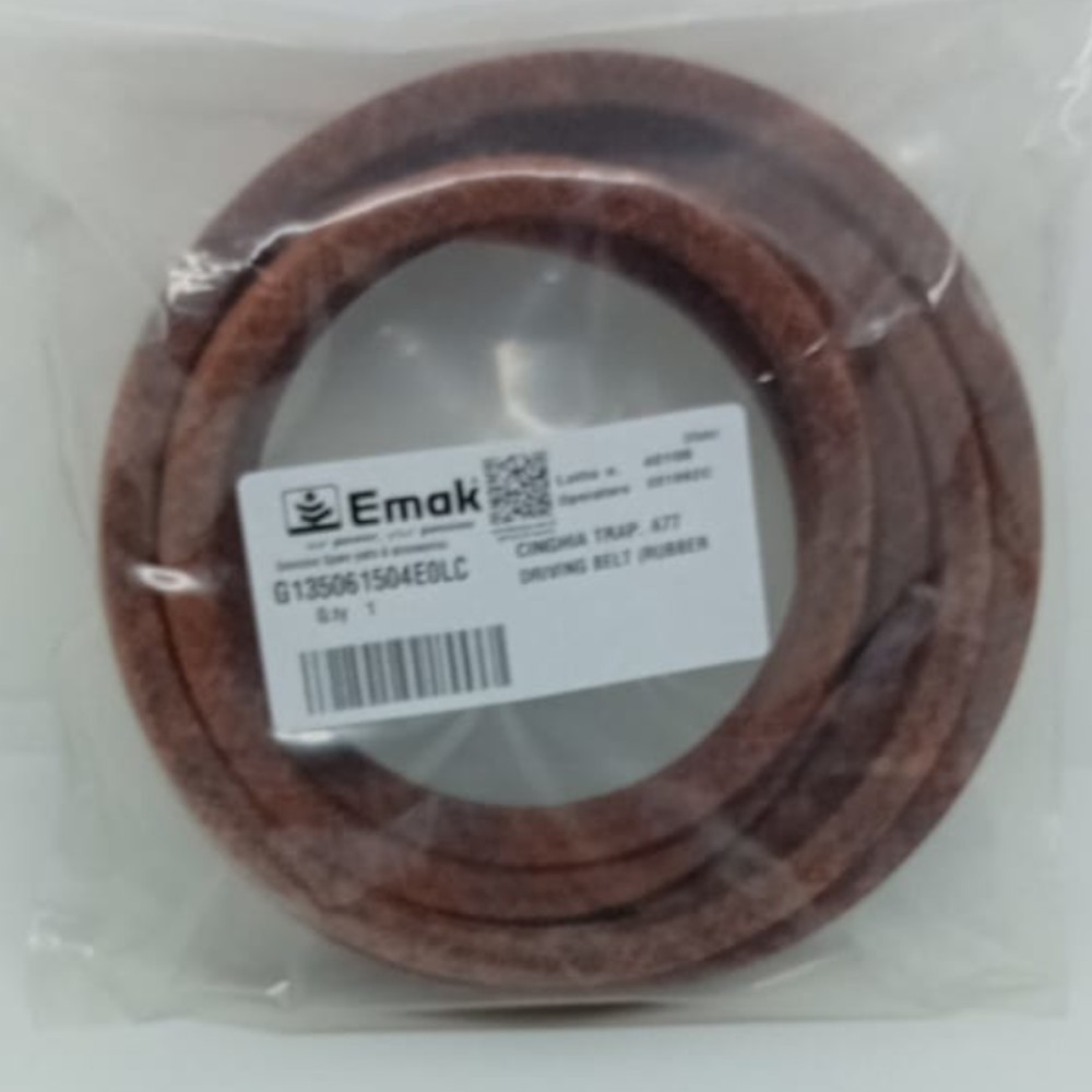 Cinghia trapezoidale A77 originale Emak per Trattorino Oleo-Mac, Efco modello GLX 14-98HS, OM 98L/12,5 K M Cat. 2022,2023,2014,2015,2016,2017,2018,2019,2020,2021,2022,2023, EF 98/14,5 K H Cat.2022, 2023,2014,2015,2016,2017,2018,2019,2020,2021, GLX 14-98HS -g135061504e0lcr