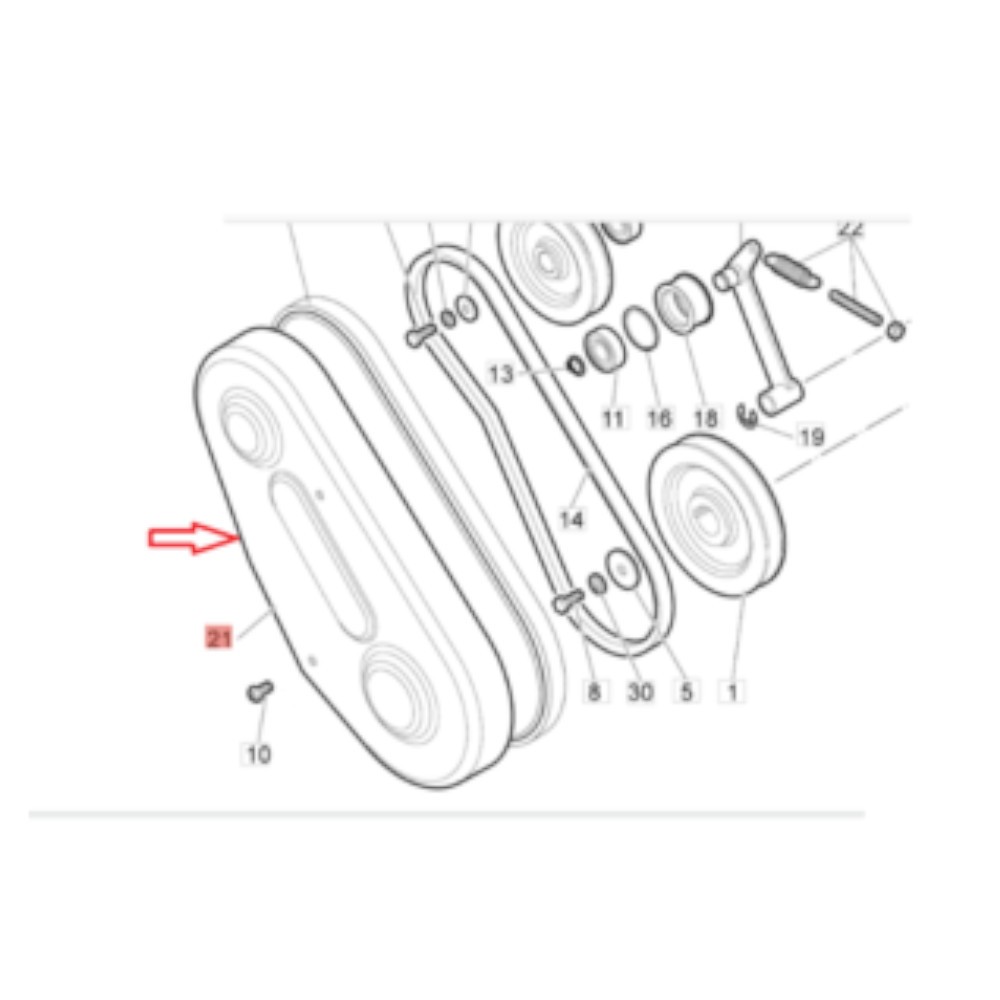 Kit Leva Freno Originale Emak Per Rasaerba Oleo-Mac Efco 66132014