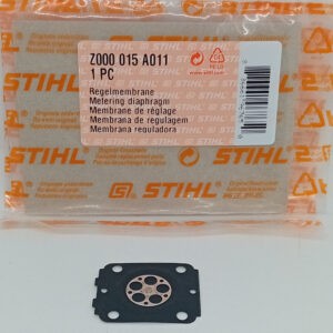 Membrana di regolazione originale Stihl per decespugliatore FS 235 R, FS 235, FR 235, FR 235 T, KM 235, KM 235 R - Z000015A011