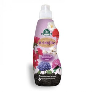 Concime liquido Acidofile 1 LT per piante come Gerani, Ortensie, Camelie, rododendri, gardenie
