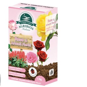 Concime granulare per Rose e Piante Fiorite 1 KG Agribios