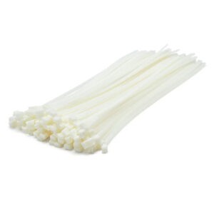 Fascetta cablaggio bianca naturale 4,5X200 100 pz