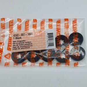 Serie di ammortizzatori anulari antivibranti originali Stihl per tagliasiepi HS56C, HS46, HS46C - 42420071000