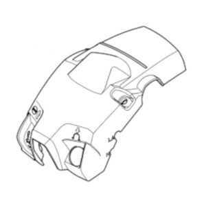 Cappottatura originale Stihl per motosega MS182, MS212 - 11480801614