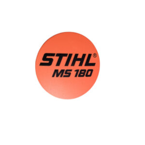 Targhetta originale Stihl per motosega MS 180
