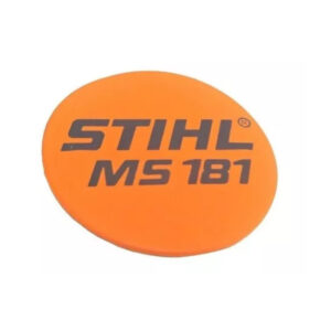 Targhetta originale Stihl per motosega MS 181 - 11399671501