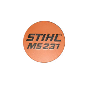 Targhetta originale Stihl per motosega MS 231 - 11439671501