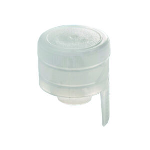 Tappo in plastica a fascetta per imbottigliare vini fermi e frizzanti