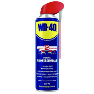 WD-40 lubrificante spray multiuso 500 ml con erogatore a doppia posizione