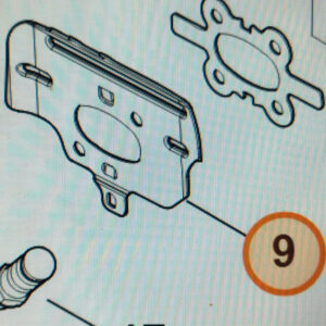 Piastra di raffreddamento Originale Stihl per motosega MS400.1C - MB011413200