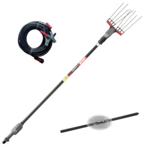 Abbacchiatore elettrico Lisam IMOLA GP completo di cavo 15 mt e asta di prolunga da 1 mt